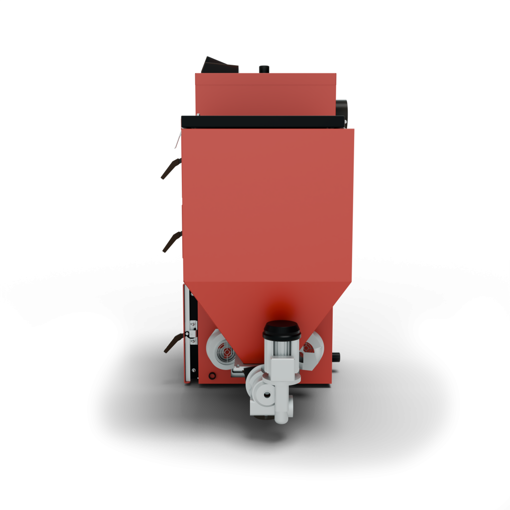 Rzut kotła na węgiel marki MOCEK